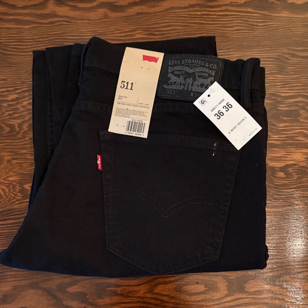Levi's Men's 511 black Slim Jeans